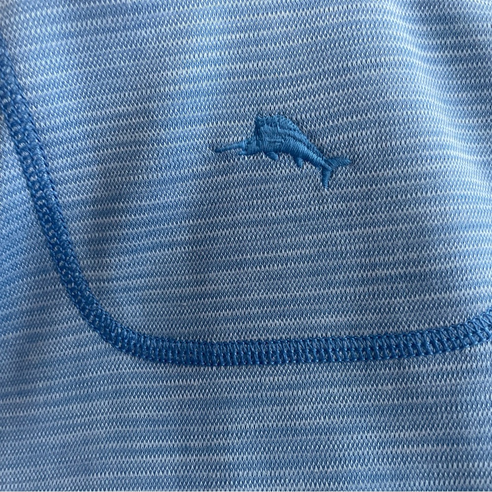Tommy Bahama Blue Island Zone Tshirt Casual Cool Max Fabric Sporty Athletic - L - Picture 4 of 5